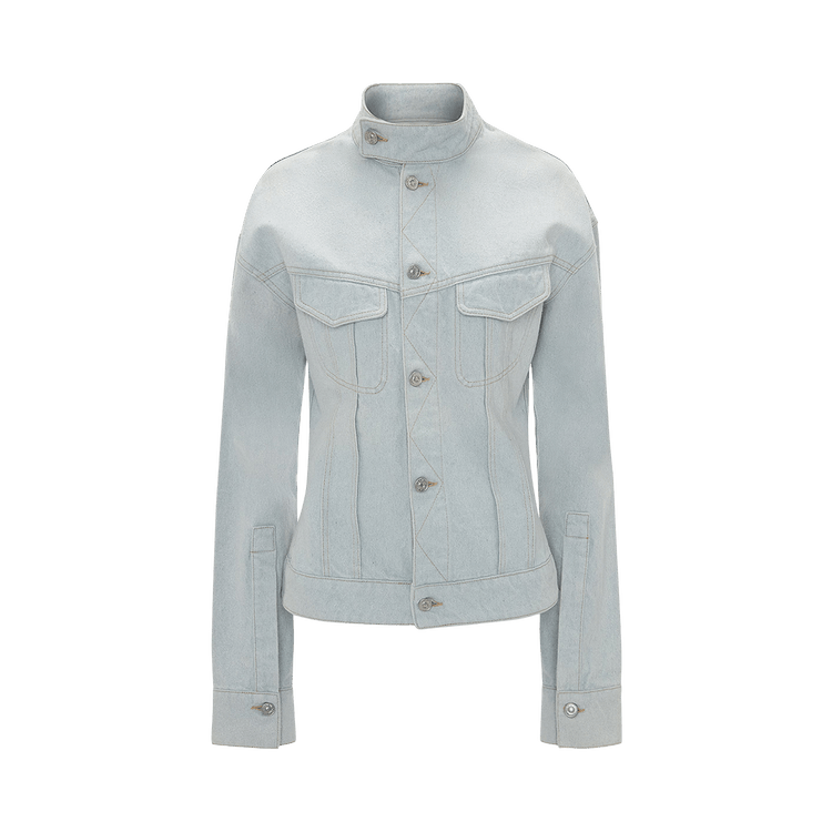 Victoria Beckham Sculptural Denim Jacket "Light Azul"