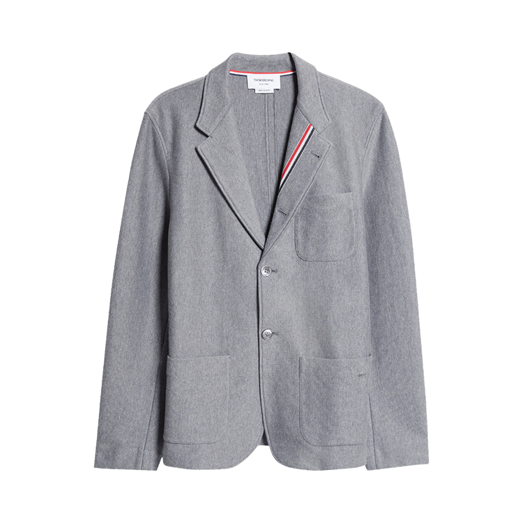 Thom Browne Double Breasted Sack Overcoat "Grey"