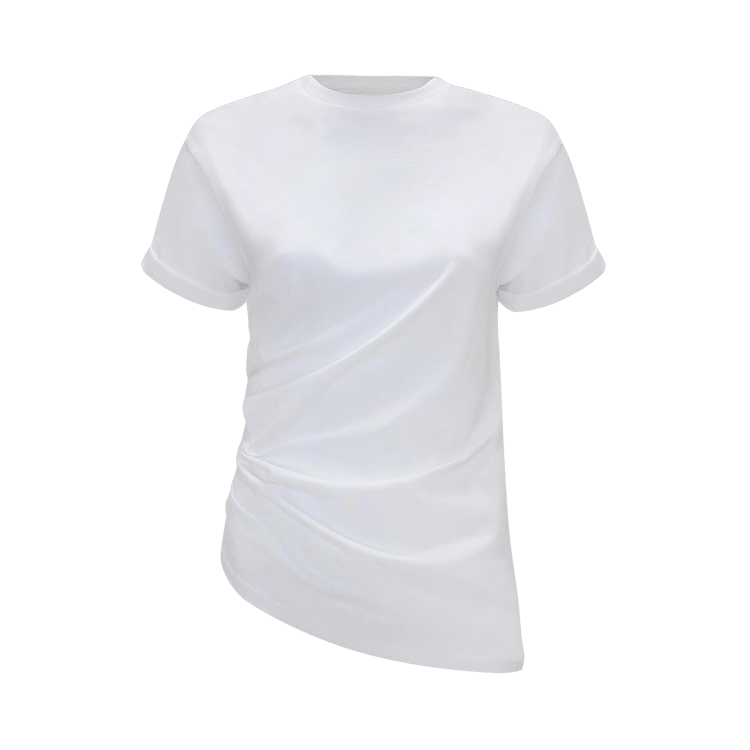 Victoria Beckham Gathered Detail T-Shirt "White"