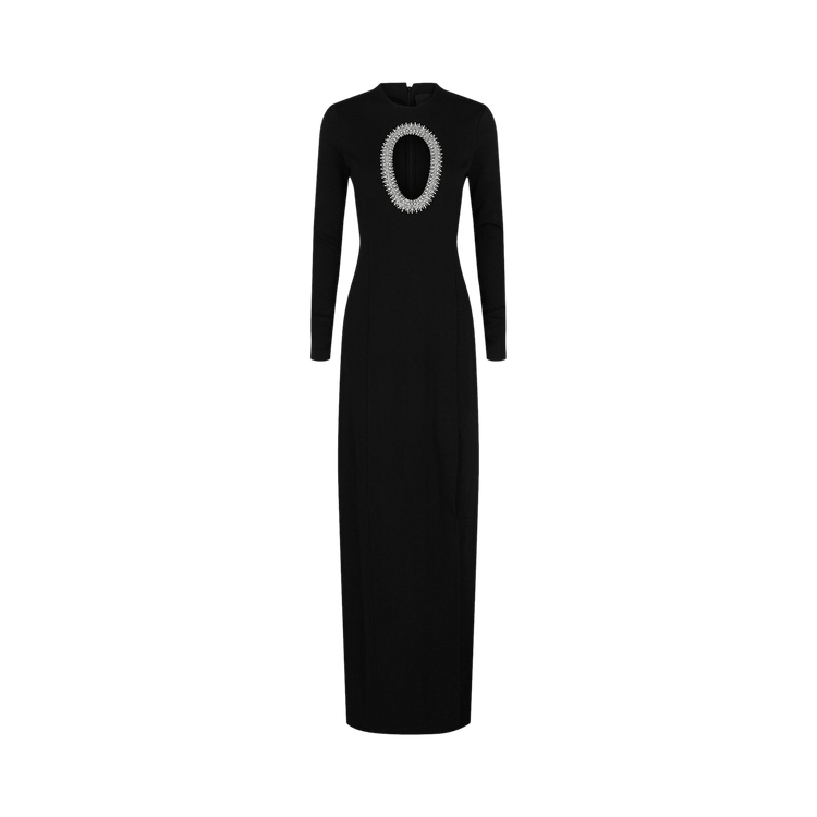 Givenchy Cutout Crystal Embellished Gown "Black"