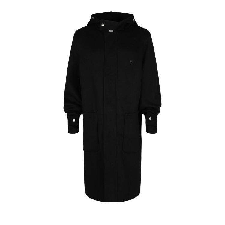 Givenchy Double Face Wool Coat "Black"