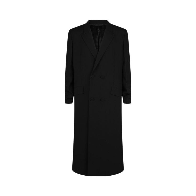 Givenchy Slim Fit Double Breasted Coat "Black"
