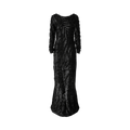 Givenchy Sequined Mermaid Gown "Black"