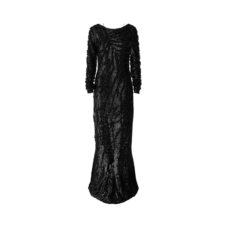 Givenchy Sequined Mermaid Gown "Black"