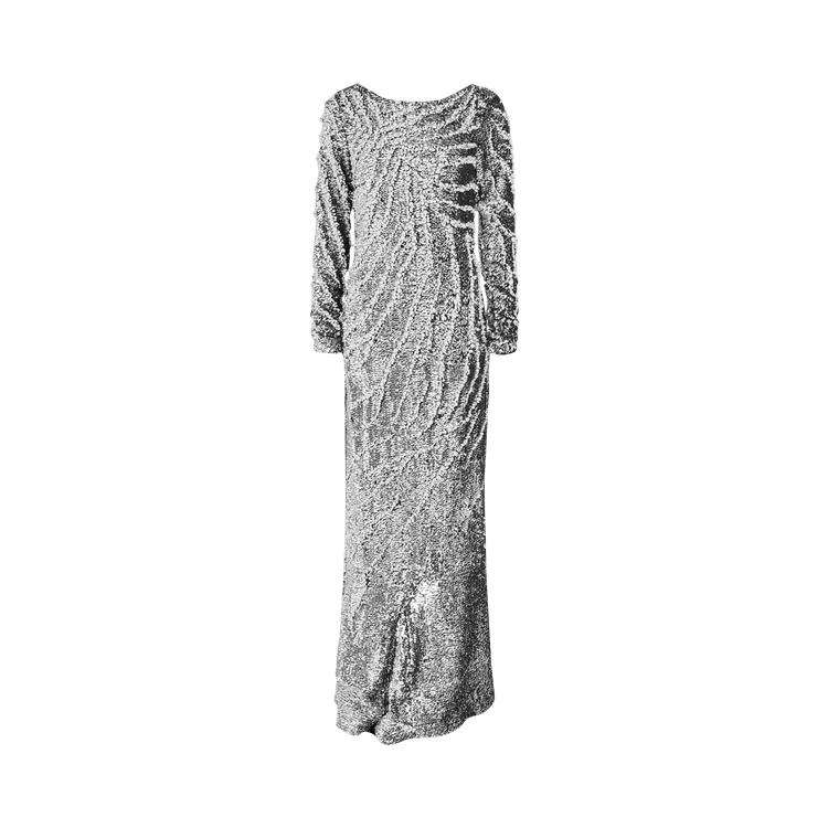Givenchy Sequined Mermaid Gown "Silver"