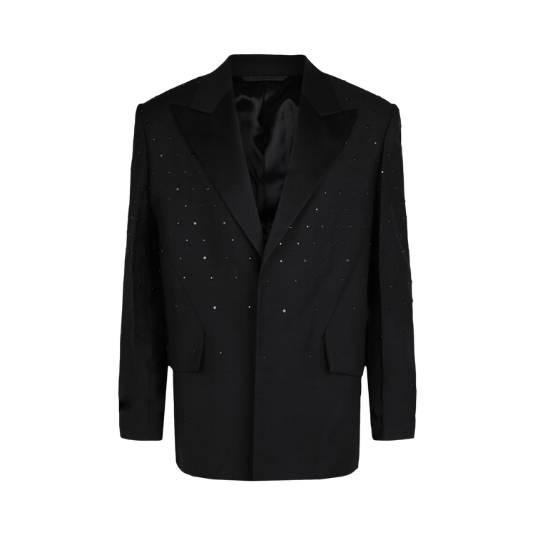 Givenchy Studded Single Breasted Blazer "Black"
