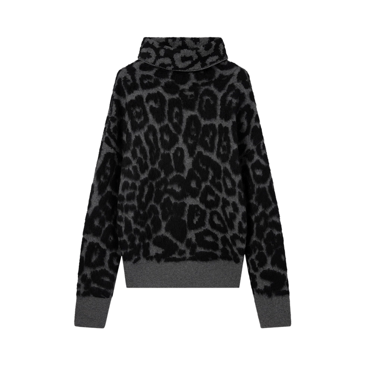 Stella McCartney Leopard Jacquard Jumper "Black/Grey"