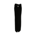 Christopher Esber Bezel Quartz Ruched Skirt "Black"