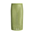 Christopher Esber Cirrus Straight Skirt "Fern"