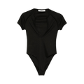 Christopher Esber Concave Tee Bodysuit "Black"