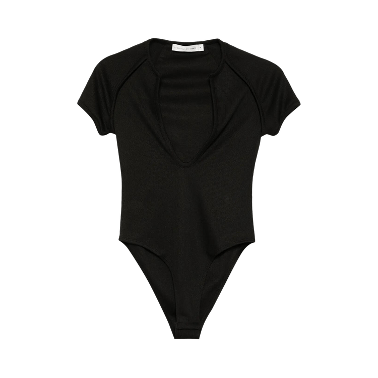 Christopher Esber Concave Tee Bodysuit "Black"