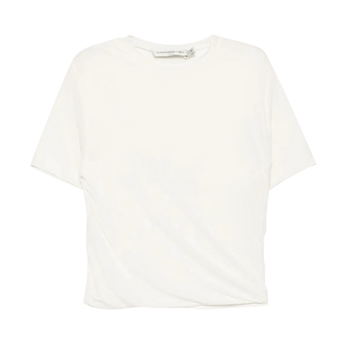 Christopher Esber Coiled Corseted Tee "White"