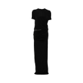 Christopher Esber Coiled Corseted Tee Gown "Black"