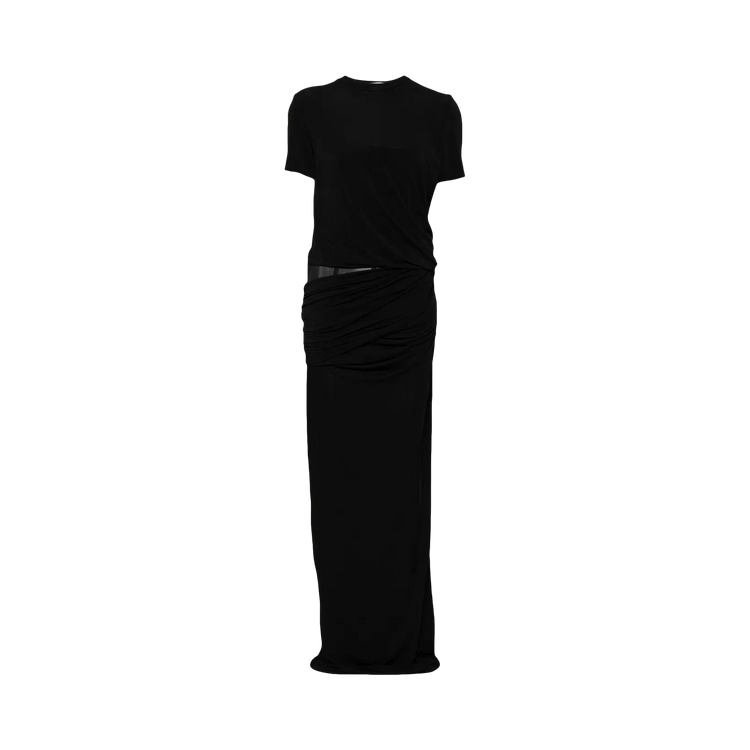 Christopher Esber Coiled Corseted Tee Gown "Black"