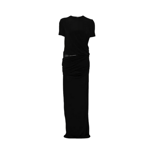 Christopher Esber Coiled Corseted Tee Gown "Black"