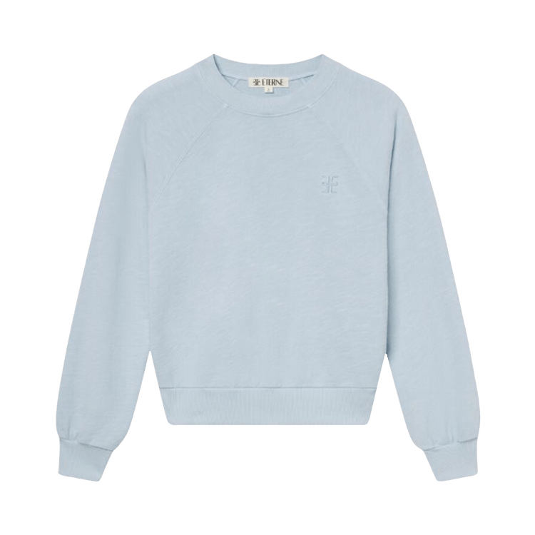 Eterne Shrunken Raglan Sweatshirt "Dusty Blue"