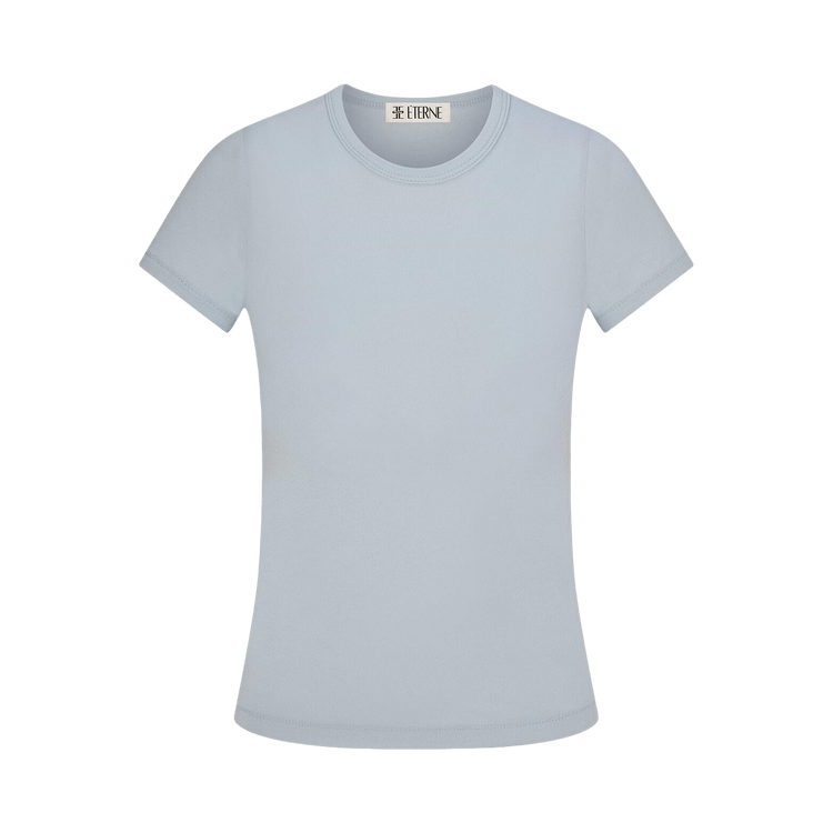 Eterne Short-Sleeve Crew T-Shirt "Dusty Blue"