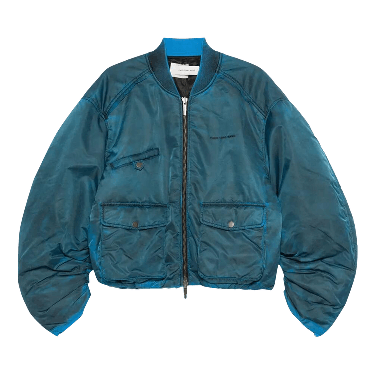 Feng Chen Wang Multi Pocket Cargo Jacket "Washed Prussian Blue"