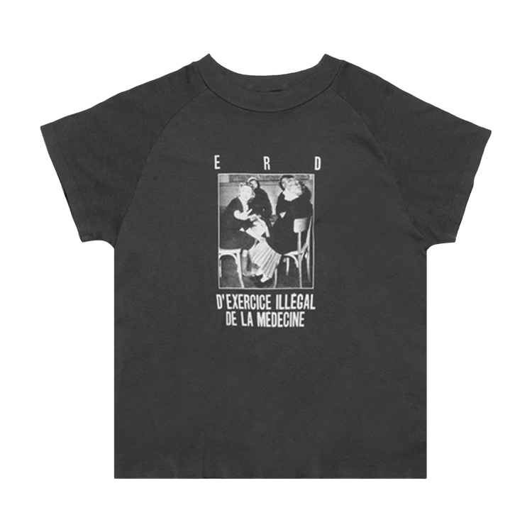Enfants Riches Déprimés Medicine Raglan T-Shirt "Faded Black"