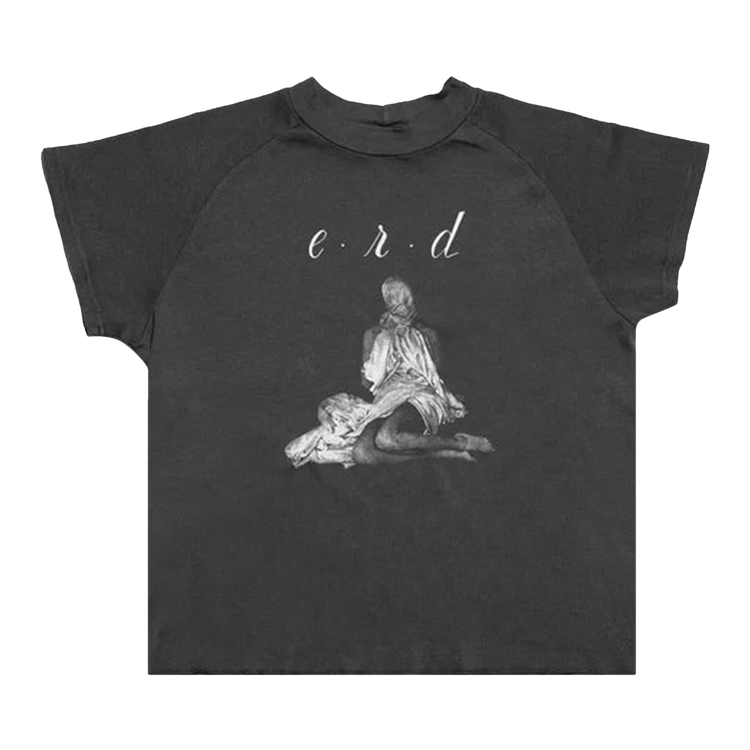 Enfants Riches Déprimés Woman In Sheet Raglan T-Shirt "Faded Black"