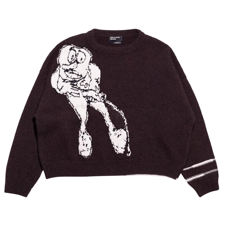 Enfants Riches Déprimés Jean D. Sweater "Brown/Ivory/Black"