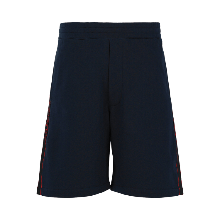 Alexander McQueen Logo Tape Shorts "Blue"