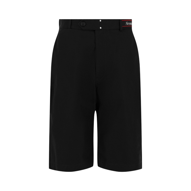 Alexander McQueen Logo Tape Shorts "Black"