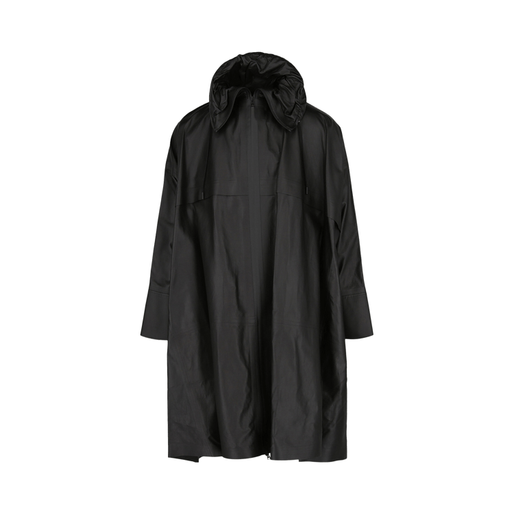 Bottega Veneta Oversized Leather Trench Coat "Nero"