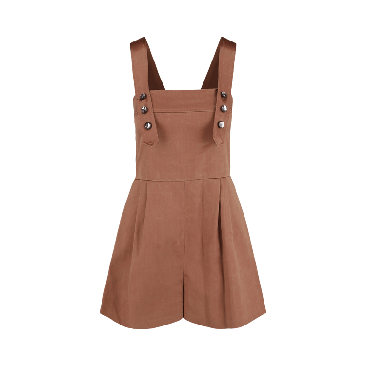 Bottega Veneta Sleeveless Jeweled Playsuit "Pink"