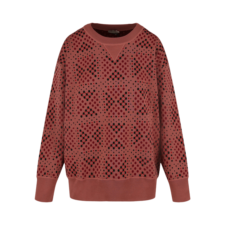 Bottega Veneta Crewneck Polka Dot Sweatshirt "Rose"