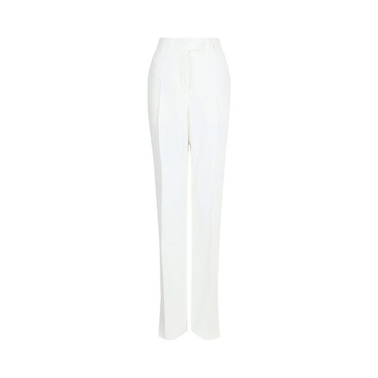 Ferragamo Wide Leg Trousers "White"