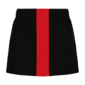 Ferragamo Contrasting Panel Mini Skirt "Black"