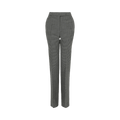 Ferragamo Wool Houndstooth Trousers "Grey"