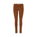 Ferragamo Suede Leggings "Brown"