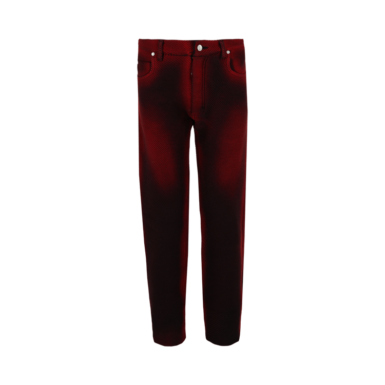 Ferragamo Ribbed Airbrush Pants "Multicolor"