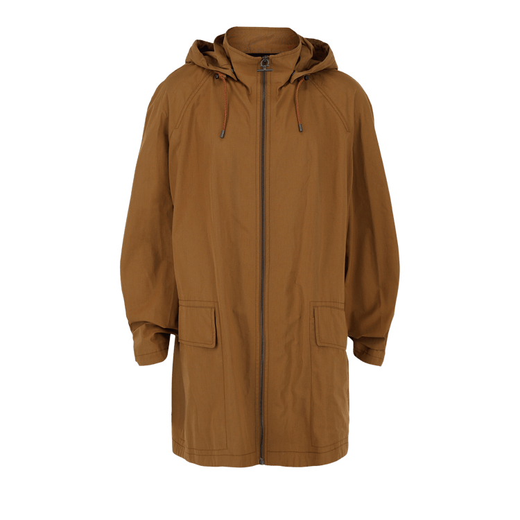Ferragamo Hooded Parka Jacket "Brown"