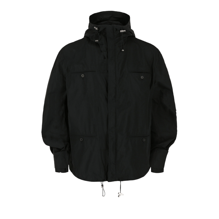 Ferragamo Hooded Windbreaker Jacket "Black"
