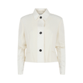 Ferragamo Buttoned Cropped Jacket "White"