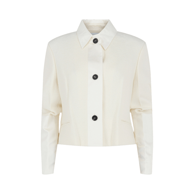 Ferragamo Buttoned Cropped Jacket "White"