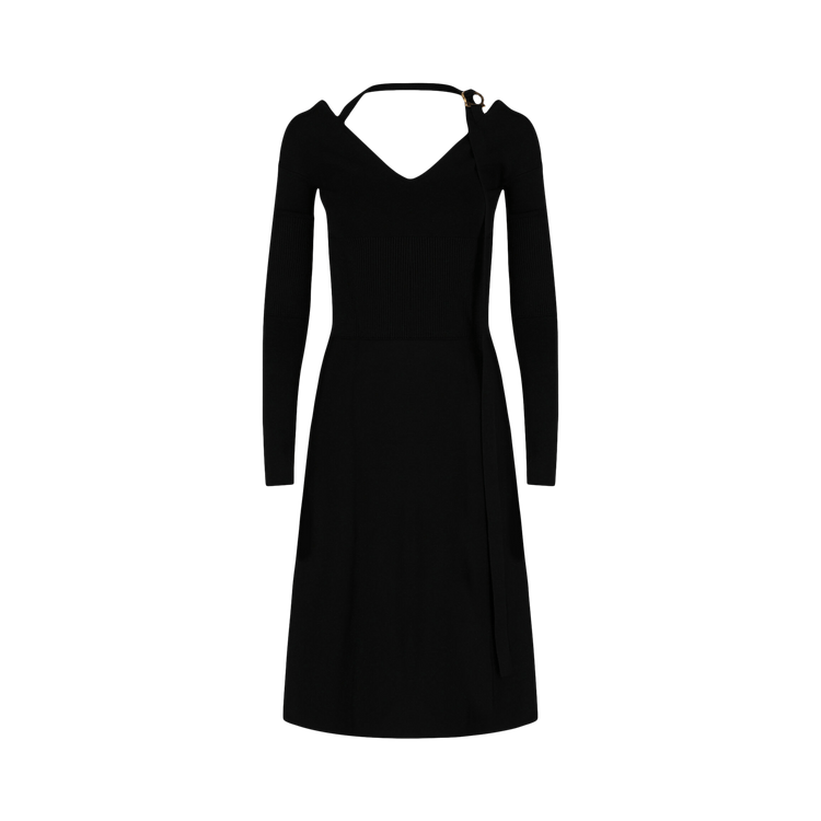 Ferragamo Halter Strap Dress "Black"