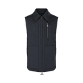 Ferragamo Gancini Monogram Quilted Vest "Blue"