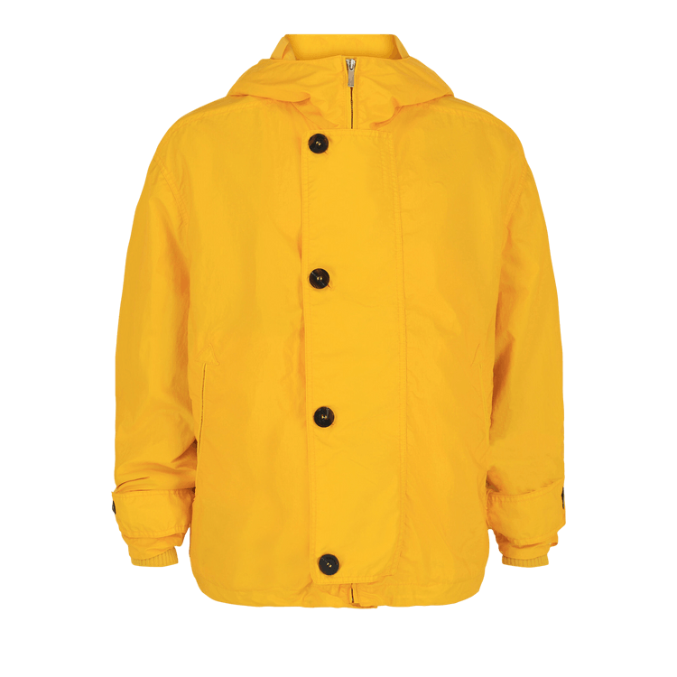 Ferragamo Coated Hooded Jacket "Yellow"