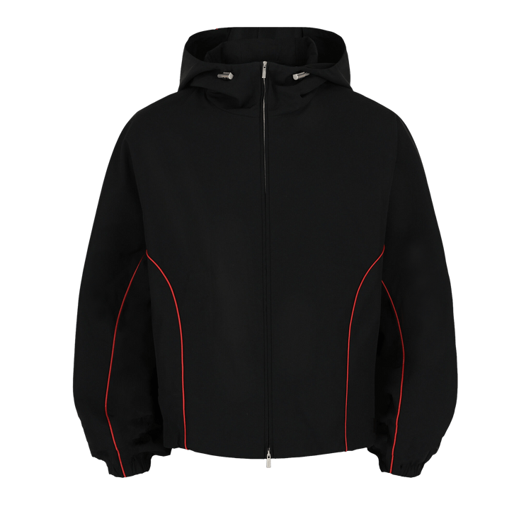 Ferragamo Contrast Piping Lightweight Jacket "Black"