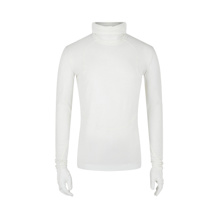 Givenchy Long-Sleeve Balaclava Shirt With Gloves "White"
