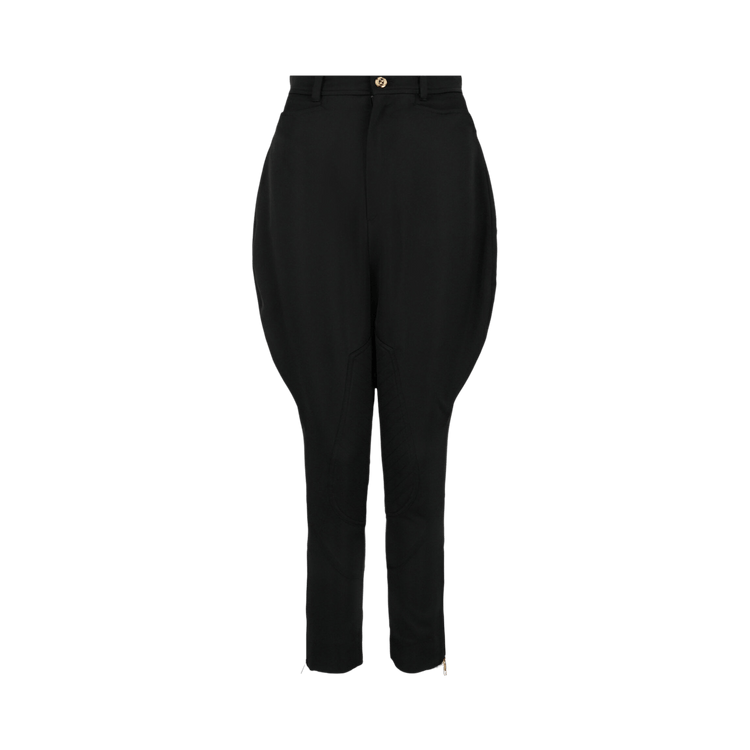 Gucci Satin Stirrup Pants "Black"