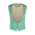 Gucci Scoopneck Tailored Vest "Green"