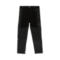 Gucci Faux Leather Mixed Media Pants "Black"