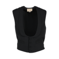 Gucci Wool Blend Vest "Black"