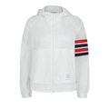 Thom Browne Ultralight Ripstop 4 Bar Anorak "White"