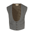 Gucci Plaid Tailored Vest "Grey"